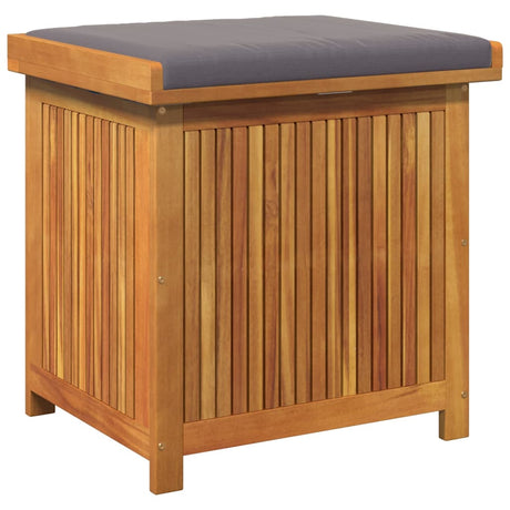 Vidaxl kussenbox voor buiten 60x50x61 cm massief acaciahout