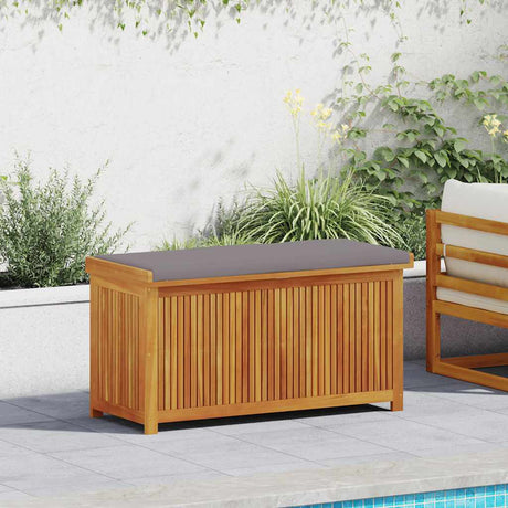Vidaxl opbergbox voor buiten 113x50x60,5 cm massief acaciahout