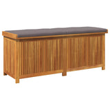 Vidaxl kussenbox voor buiten 150x50x60,5 cm massief acaciahout