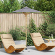 Vidaxl tuinparasol ø 150 x 210 cm bamboe rond donkergrijs