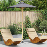 Vidaxl tuinparasol ø 180 x 230 cm bamboe rond donkergrijs