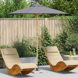 Vidaxl tuinparasol ø 217 x 230 cm bamboe rond donkergrijs