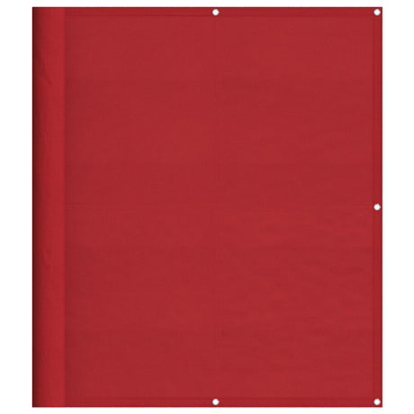 Vidaxl balkonscherm rood 120x1000 cm 100% polyester oxford