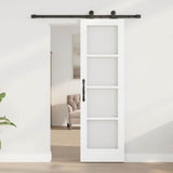 Vidaxl schuifdeur orkdal wit 61 x 198,5 cm massief grenenhout en glas