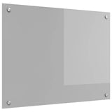 Vidaxl keuken spatscherm lichtgrijs 80 x 60 cm gehard glas