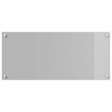 Vidaxl keuken spatscherm lichtgrijs 90 x 40 cm gehard glas