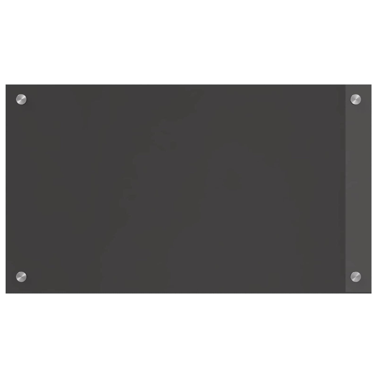 Vidaxl keuken spatscherm donkergrijs 70 x 40 cm gehard glas