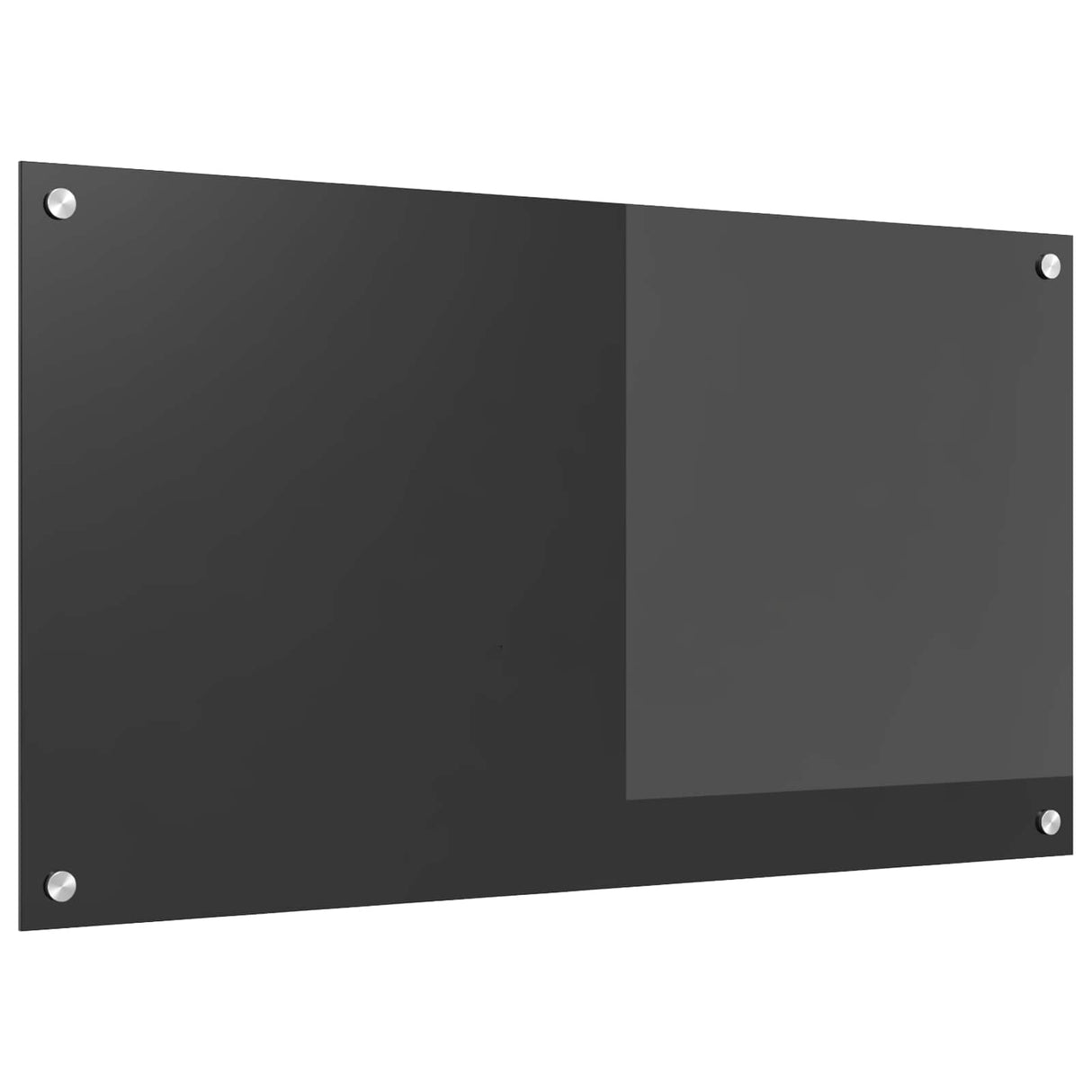 Vidaxl keuken spatscherm donkergrijs 90 x 50 cm gehard glas