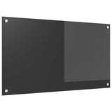 Vidaxl keuken spatscherm donkergrijs 90 x 50 cm gehard glas