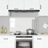 Vidaxl keuken spatscherm doorzichtig 120 x 60 cm gehard glas