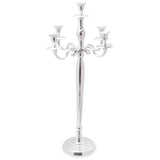 Vidaxl kaarsenhouder zilver 32 x 32 x 79,5 cm aluminium