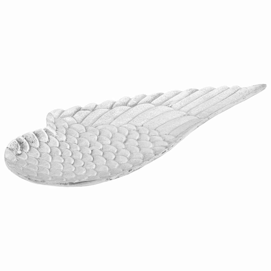 Vidaxl fruitmand 2 pcs zilver 40 x 18 x 2.5 cm aluminium
