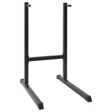 Vidaxl dip station zwart 103.5 x 66.5 x 121.5 cm gepoedercoat staal