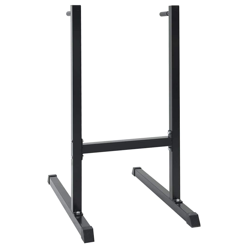Vidaxl dip station zwart 103.5 x 66.5 x 121.5 cm gepoedercoat staal