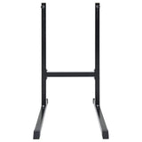 Vidaxl dip station zwart 103.5 x 66.5 x 121.5 cm gepoedercoat staal