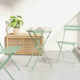 Vidaxl bistrotafel licht muntgroen ø 50 x 71 cm poedercoating staal