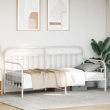 Vidaxl bedframe voor een daybed wit 100 x 200 cm gepoedercoat staal