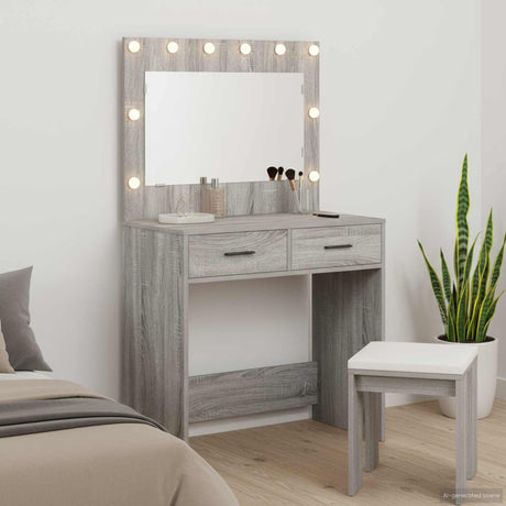 Vidaxl plafondtafel grijs sonoma 78,5 x 41 x 135 cm bewerkt hout