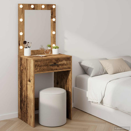 Vidaxl plafondtafel oudhout 50 x 41 x 135 cm bewerkt hout