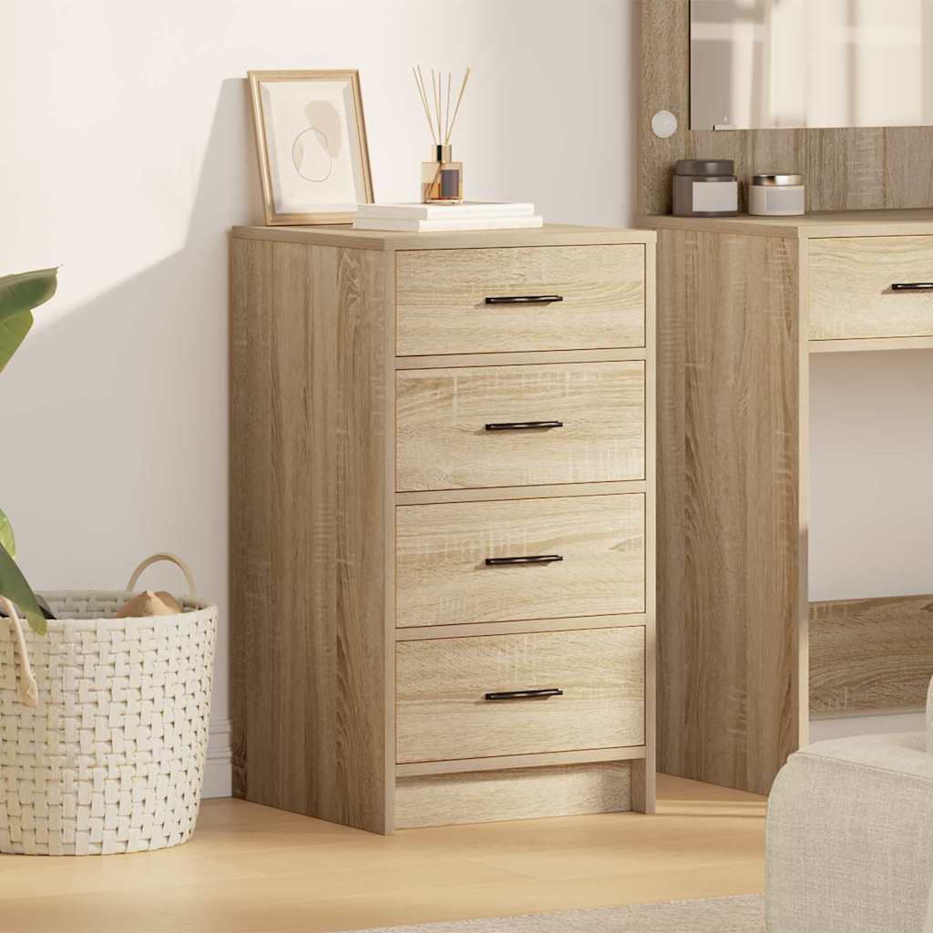 Vidaxl dressoir sonoma eiken 40 x 41 x 75 cm bewerkt hout