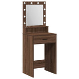 Vidaxl plafondtafel bruin eiken 50 x 41 x 135 cm bewerkt hout