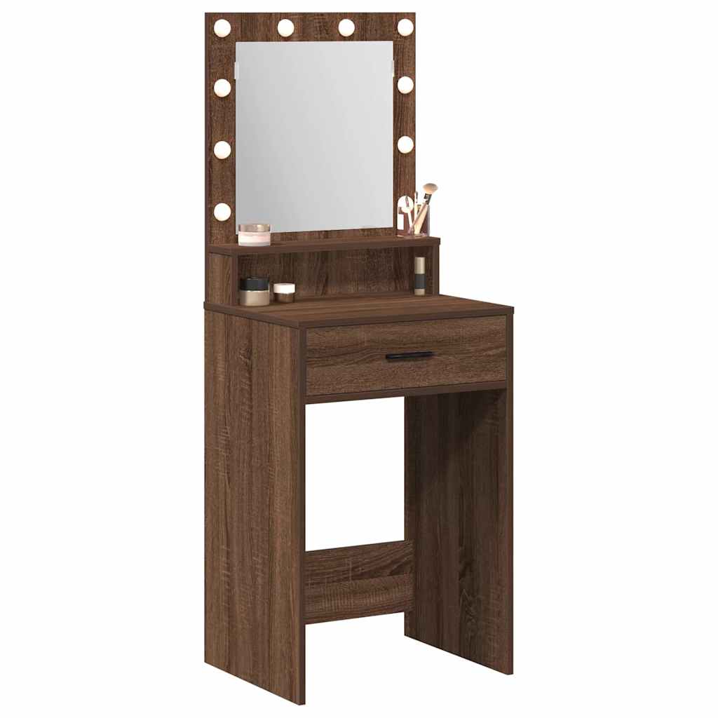 Vidaxl plafondtafel bruin eiken 50 x 41 x 135 cm bewerkt hout