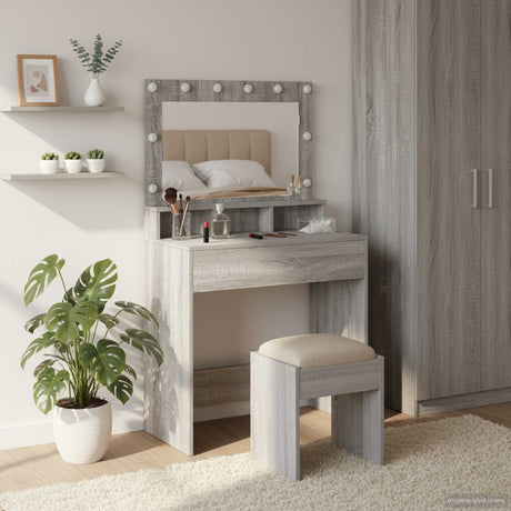 Vidaxl plafondtafel grijs sonoma 78,5 x 41 x 135 cm bewerkt hout