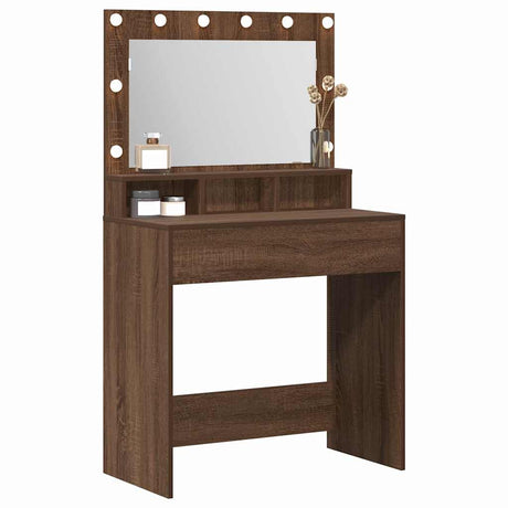 Vidaxl plafondtafel bruin eiken 75,5 x 41 x 135 cm bewerkt hout