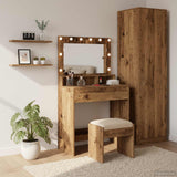Vidaxl plafondtafel oudhout 75,5 x 41 x 135 cm bewerkt hout