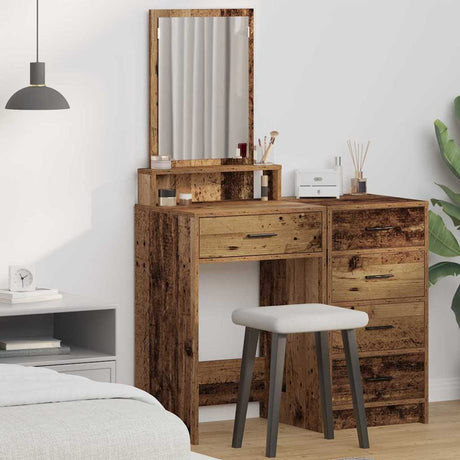 Vidaxl plafondtafel oudhout 50 x 41 x 140 cm bewerkt hout