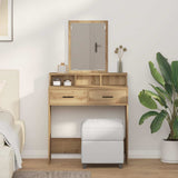 Vidaxl plafondtafel artisan eiken 79 x 41 x 140 cm bewerkt hout