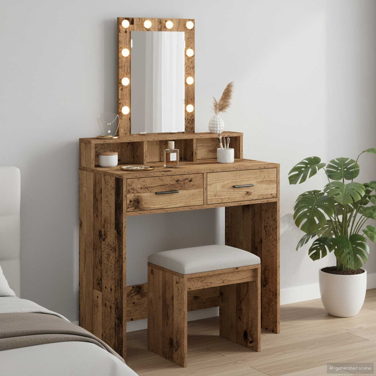 Vidaxl plafondtafel bruin 79 x 41 x 140 cm bewerkt hout