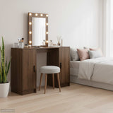 Vidaxl plafondtafel bruin 102 x 33 x 135 cm bewerkt hout
