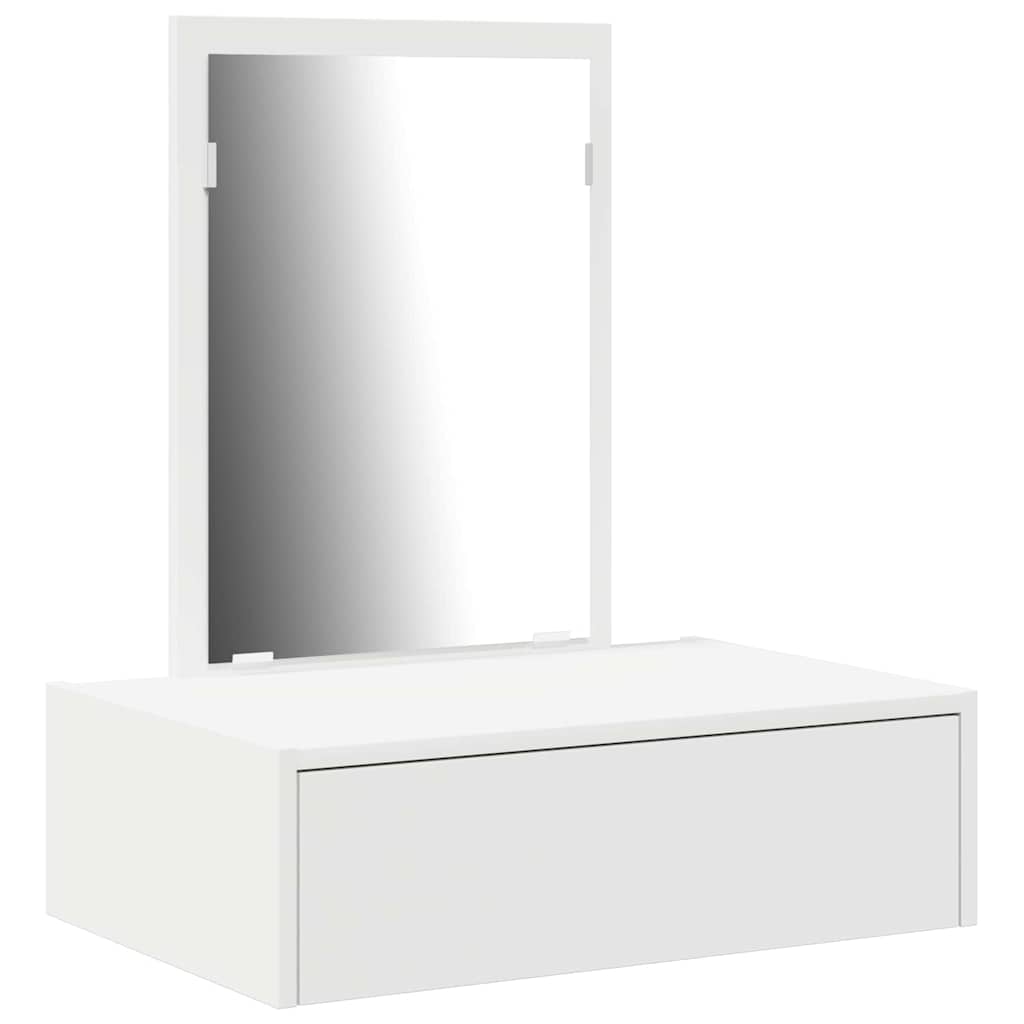 Vidaxl plafondtafel wit 60 x 40 x 70 cm bewerkt hout