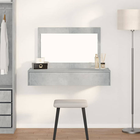 Vidaxl plafondtafel grijs 100 x 40 x 70 cm bewerkt hout