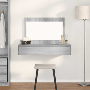 Vidaxl plafondtafel grijs 100 x 40 x 70 cm bewerkt hout