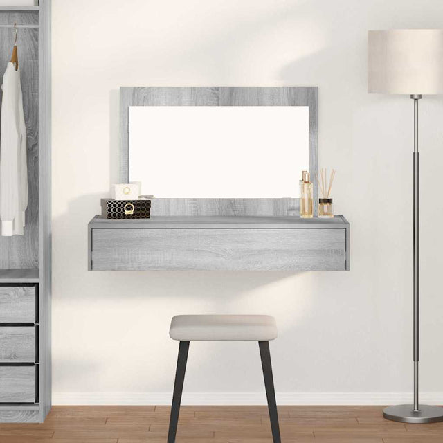 Vidaxl plafondtafel grijs 100 x 40 x 70 cm bewerkt hout
