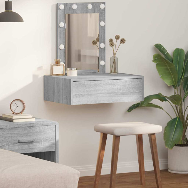 Vidaxl plafondtafel grijs 60 x 40 x 70 cm bewerkt hout