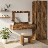 Vidaxl plafondtafel bruin 100 x 40 x 70 cm bewerkt hout