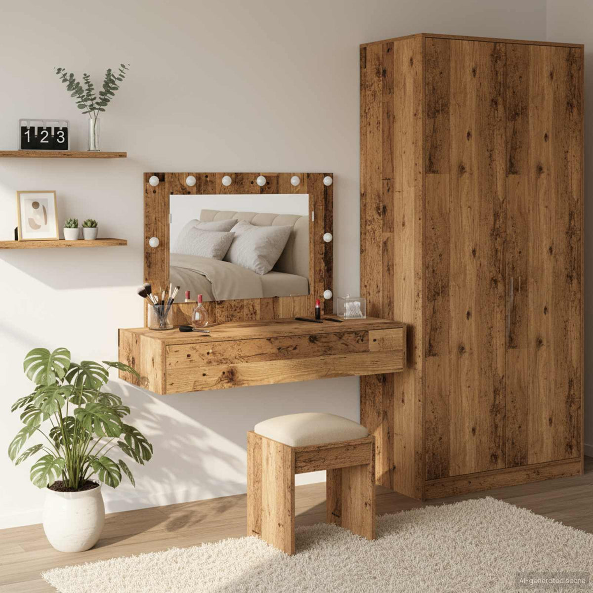 Vidaxl plafondtafel bruin 100 x 40 x 70 cm bewerkt hout