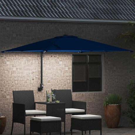 Vidaxl tuinparasol 248,5 x 247,5 x 160 cm polyester en staal