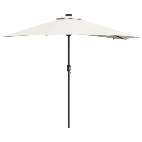 Vidaxl tuinparasol zand 294 x 150 x 223 cm polyester en staal