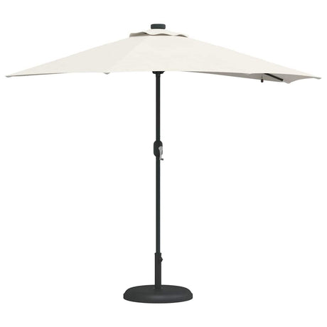 Vidaxl tuinparasol zand 294 x 150 x 223 cm polyester en staal