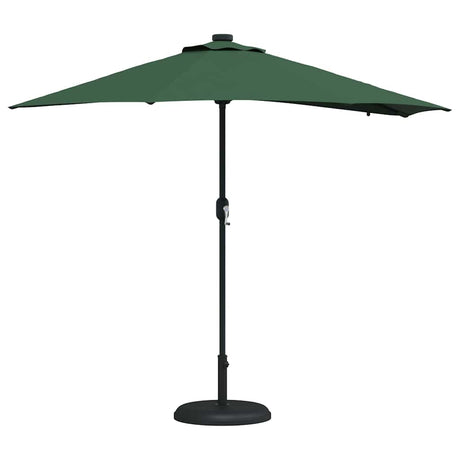 Vidaxl tuinparasol groen 294 x 150 x 223 cm polyester en staal