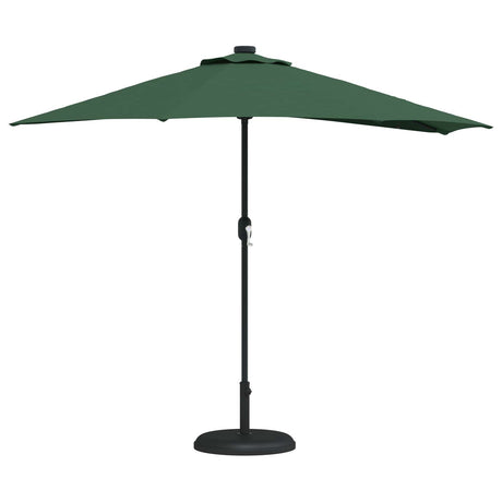 Vidaxl tuinparasol groen 294 x 150 x 224 cm polyester en staal