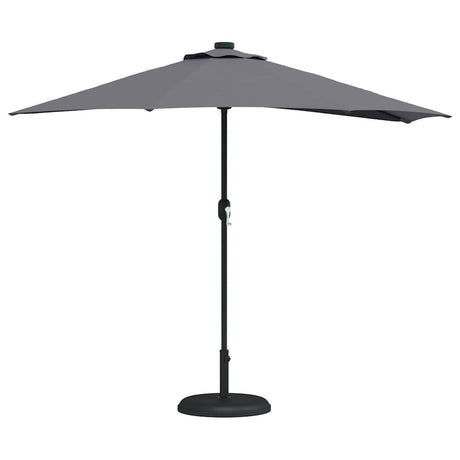 Vidaxl tuinparasol antraciet 294 x 150 x 224 cm polyester en staal