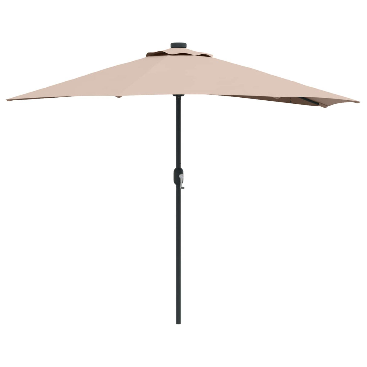 Vidaxl tuinparasol taupe 294 x 150 x 224 cm polyester en staal