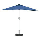 Vidaxl tuinparasol azurblauw 294 x 150 x 224 cm polyester en staal