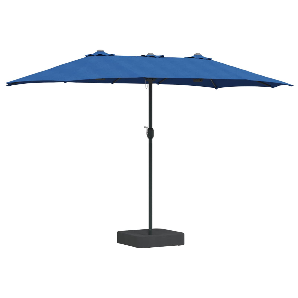 Vidaxl tuinparasol 385 x 209 x 244 cm polyester azuurblauw