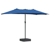 Vidaxl tuinparasol 385 x 209 x 244 cm polyester azuurblauw